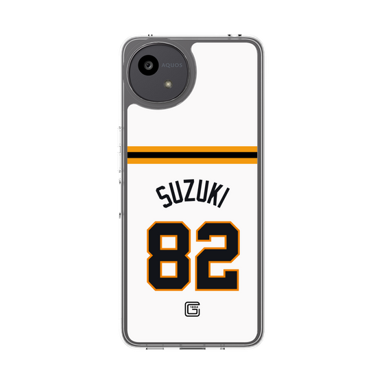 スリムプロテクションケース［ 読売ジャイアンツ - #82 SUZUKI - ホーム ］