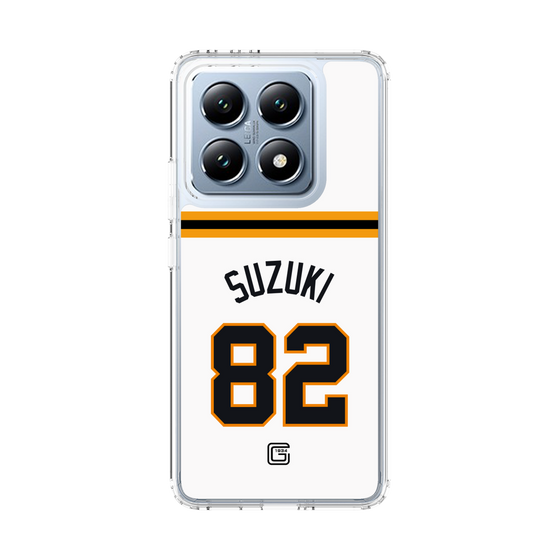 スリムプロテクションケース［ 読売ジャイアンツ - #82 SUZUKI - ホーム ］