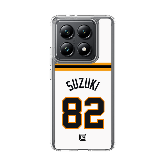 スリムプロテクションケース［ 読売ジャイアンツ - #82 SUZUKI - ホーム ］