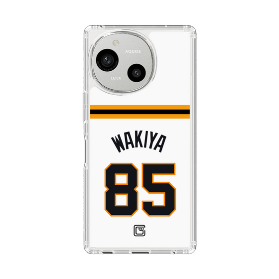 スリムプロテクションケース［ 読売ジャイアンツ - #85 WAKIYA - ホーム ］
