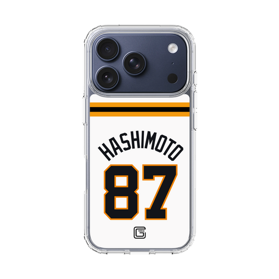 スリムプロテクションケース［ 読売ジャイアンツ - #87 HASHIMOTO - ホーム ］