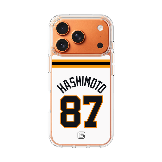 スリムプロテクションケース［ 読売ジャイアンツ - #87 HASHIMOTO - ホーム ］