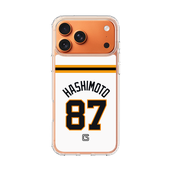 スリムプロテクションケース［ 読売ジャイアンツ - #87 HASHIMOTO - ホーム ］