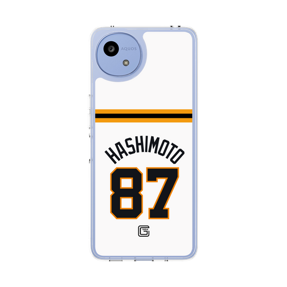 スリムプロテクションケース［ 読売ジャイアンツ - #87 HASHIMOTO - ホーム ］