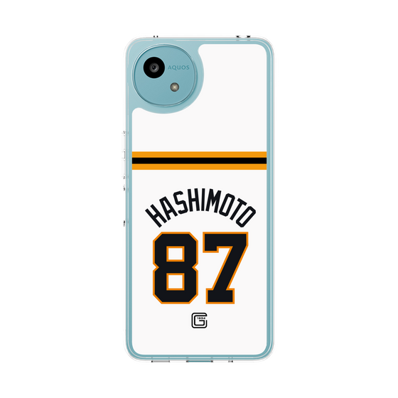 スリムプロテクションケース［ 読売ジャイアンツ - #87 HASHIMOTO - ホーム ］