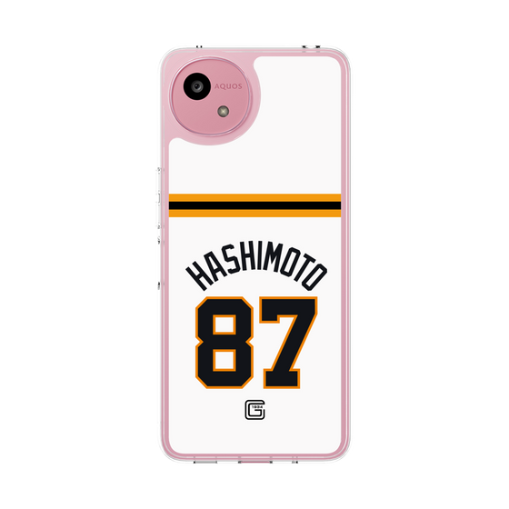 スリムプロテクションケース［ 読売ジャイアンツ - #87 HASHIMOTO - ホーム ］