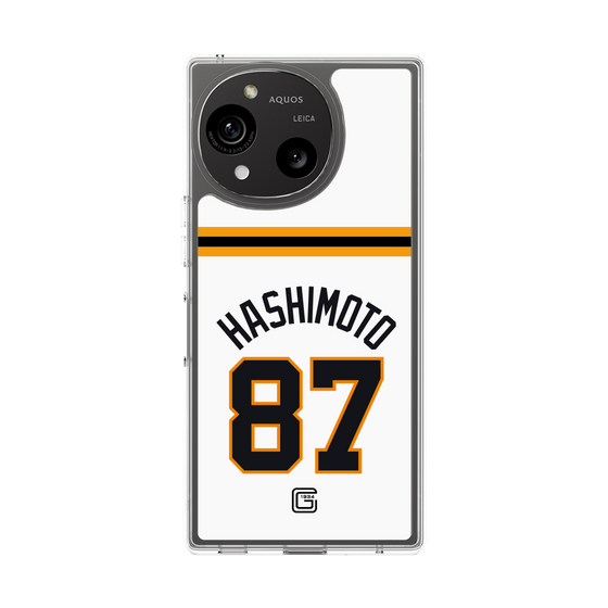スリムプロテクションケース［ 読売ジャイアンツ - #87 HASHIMOTO - ホーム ］