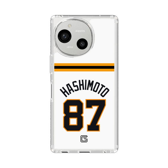 スリムプロテクションケース［ 読売ジャイアンツ - #87 HASHIMOTO - ホーム ］