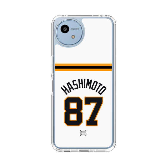 スリムプロテクションケース［ 読売ジャイアンツ - #87 HASHIMOTO - ホーム ］