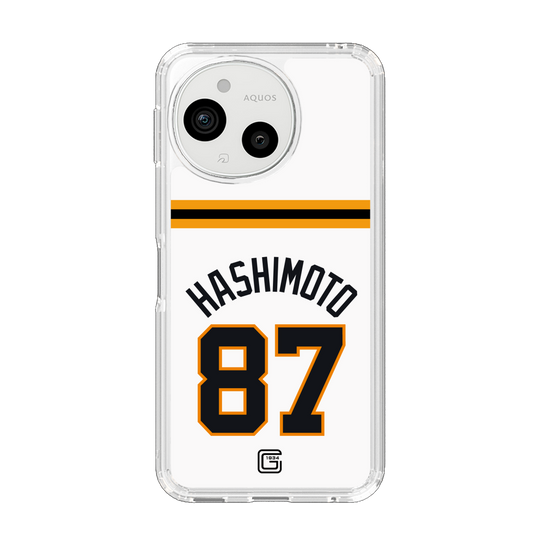 スリムプロテクションケース［ 読売ジャイアンツ - #87 HASHIMOTO - ホーム ］