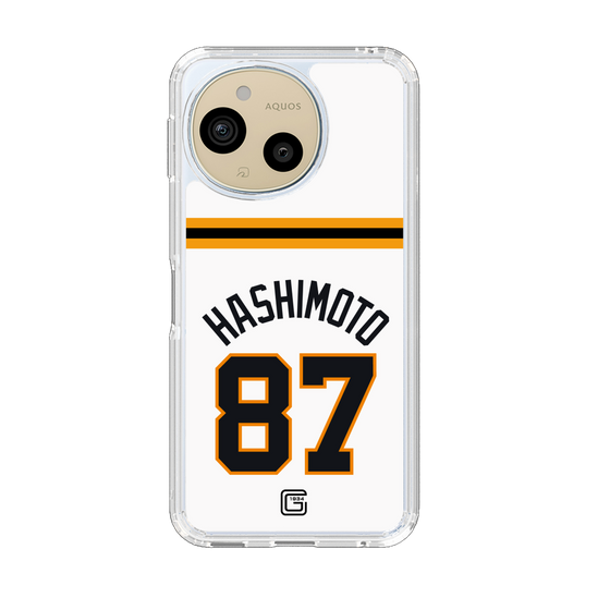 スリムプロテクションケース［ 読売ジャイアンツ - #87 HASHIMOTO - ホーム ］