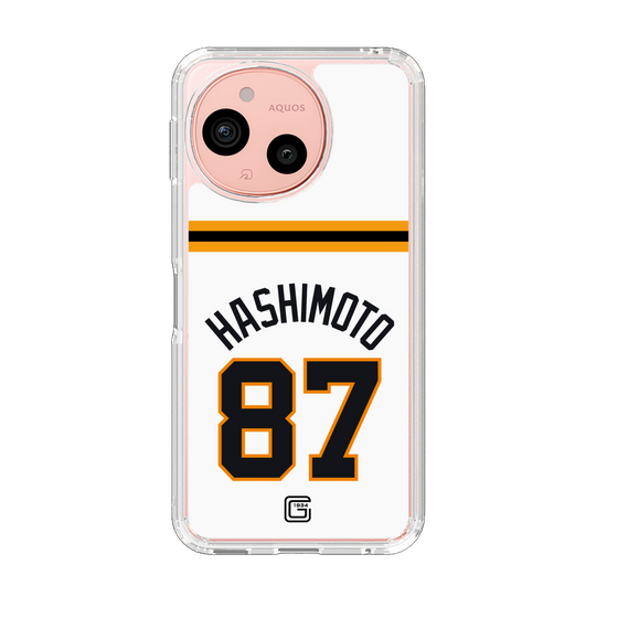 スリムプロテクションケース［ 読売ジャイアンツ - #87 HASHIMOTO - ホーム ］