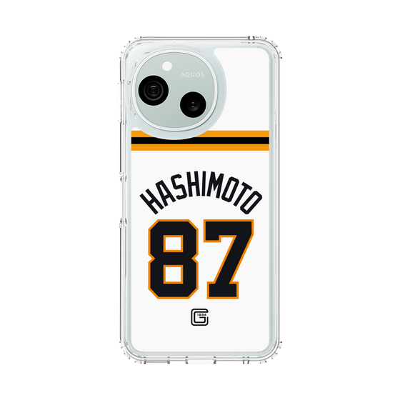 スリムプロテクションケース［ 読売ジャイアンツ - #87 HASHIMOTO - ホーム ］