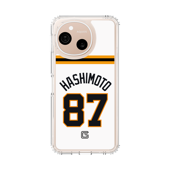 スリムプロテクションケース［ 読売ジャイアンツ - #87 HASHIMOTO - ホーム ］
