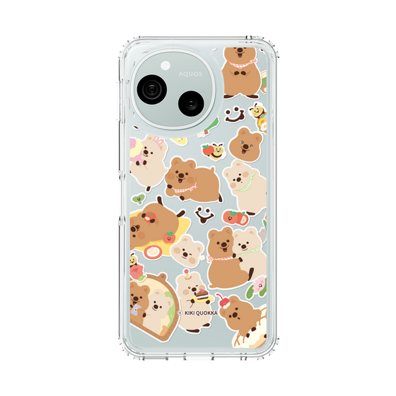 スリムプロテクションケース［ KiKiQUOKKA - ステッカー ］