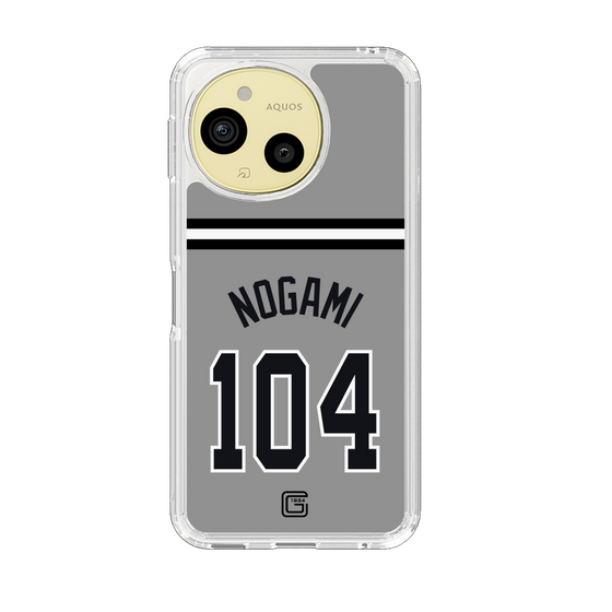 スリムプロテクションケース［ 読売ジャイアンツ - #104 NOGAMI - ビジター ］