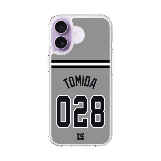 スリムプロテクションケース［ 読売ジャイアンツ - #028 TOMIDA - ビジター ］
