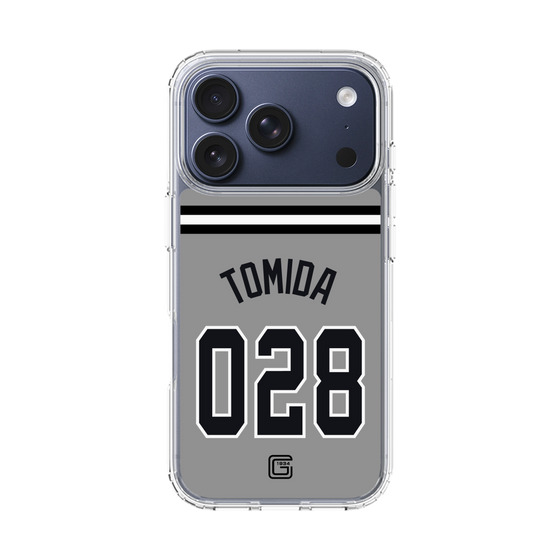 スリムプロテクションケース［ 読売ジャイアンツ - #028 TOMIDA - ビジター ］