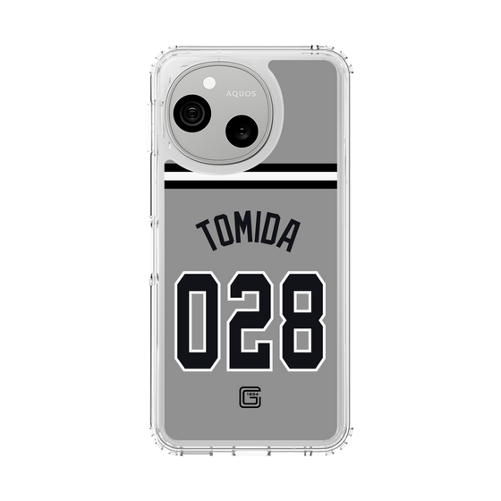 スリムプロテクションケース［ 読売ジャイアンツ - #028 TOMIDA - ビジター ］