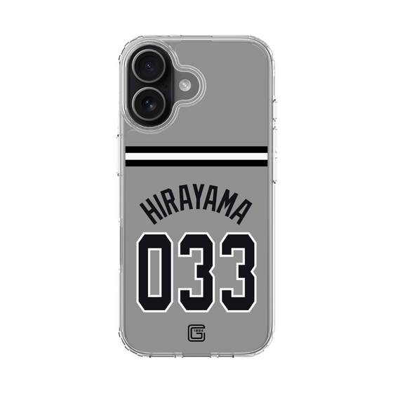 スリムプロテクションケース［ 読売ジャイアンツ - #033 HIRAYAMA - ビジター ］