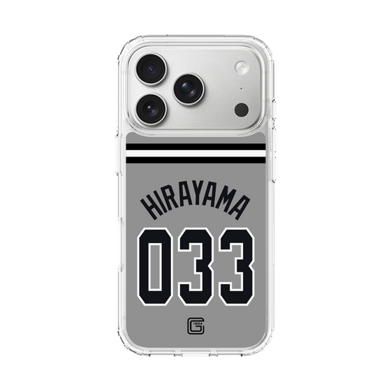 スリムプロテクションケース［ 読売ジャイアンツ - #033 HIRAYAMA - ビジター ］