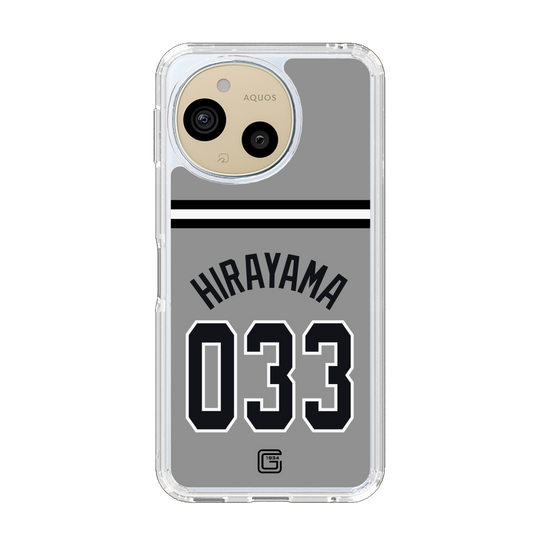 スリムプロテクションケース［ 読売ジャイアンツ - #033 HIRAYAMA - ビジター ］