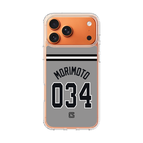 スリムプロテクションケース［ 読売ジャイアンツ - #034 MORIMOTO - ビジター ］