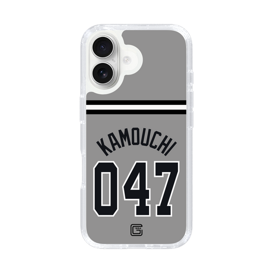 スリムプロテクションケース［ 読売ジャイアンツ - #047 KAMOUCHI - ビジター ］