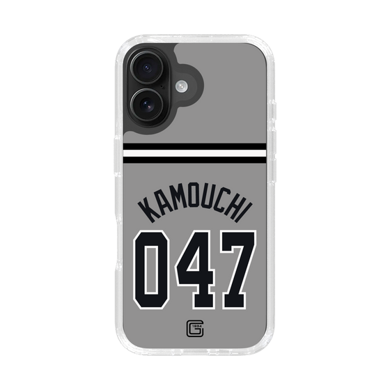 スリムプロテクションケース［ 読売ジャイアンツ - #047 KAMOUCHI - ビジター ］