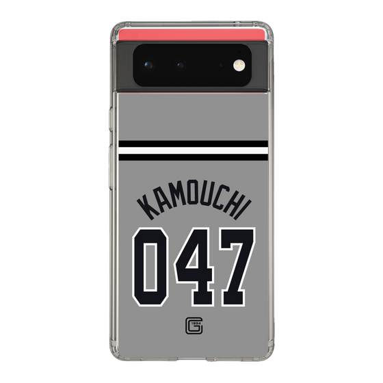 スリムプロテクションケース［ 読売ジャイアンツ - #047 KAMOUCHI - ビジター ］