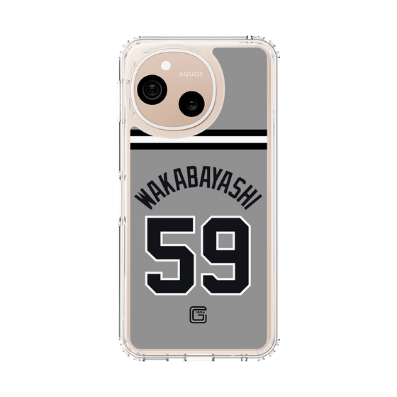 スリムプロテクションケース［ 読売ジャイアンツ - #59 WAKABAYASHI - ビジター ］