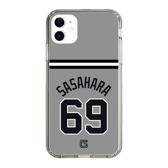 スリムプロテクションケース［ 読売ジャイアンツ - #69 SASAHARA - ビジター ］