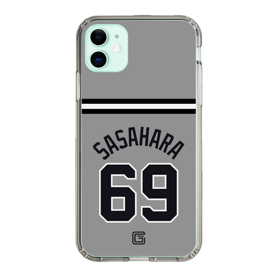 スリムプロテクションケース［ 読売ジャイアンツ - #69 SASAHARA - ビジター ］
