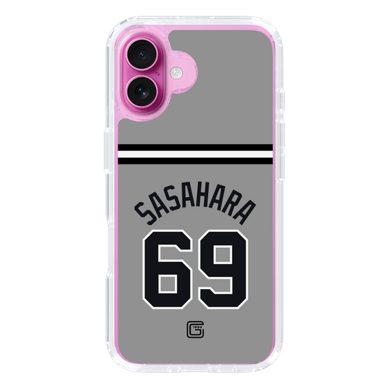 スリムプロテクションケース［ 読売ジャイアンツ - #69 SASAHARA - ビジター ］