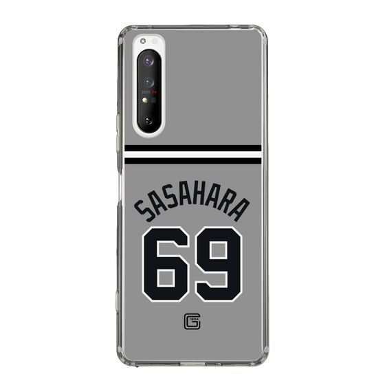 スリムプロテクションケース［ 読売ジャイアンツ - #69 SASAHARA - ビジター ］