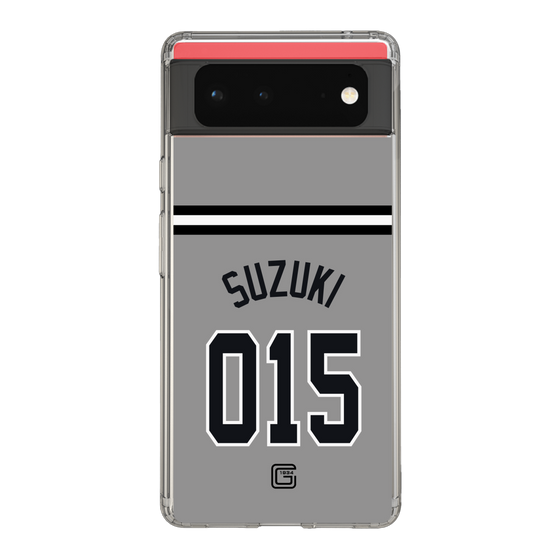 スリムプロテクションケース［ 読売ジャイアンツ - #015 SUZUKI - ビジター ］