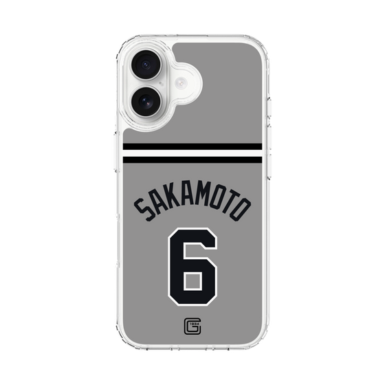 スリムプロテクションケース［ 読売ジャイアンツ - #6 SAKAMOTO - ビジター ］