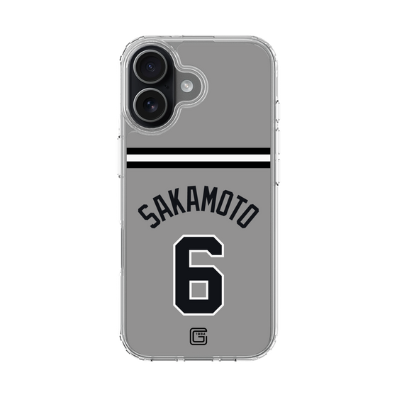 スリムプロテクションケース［ 読売ジャイアンツ - #6 SAKAMOTO - ビジター ］