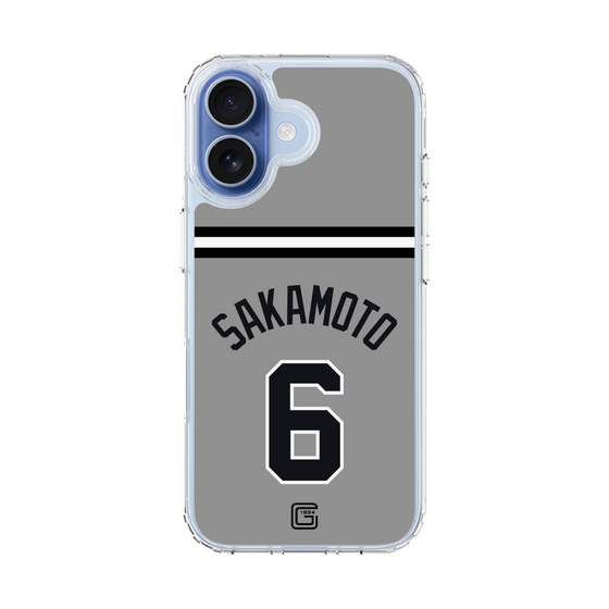 スリムプロテクションケース［ 読売ジャイアンツ - #6 SAKAMOTO - ビジター ］