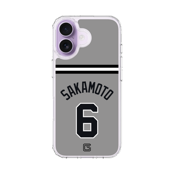 スリムプロテクションケース［ 読売ジャイアンツ - #6 SAKAMOTO - ビジター ］