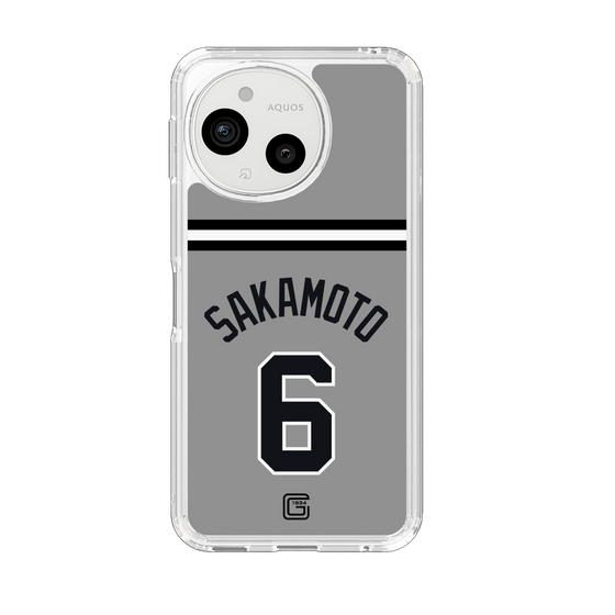 スリムプロテクションケース［ 読売ジャイアンツ - #6 SAKAMOTO - ビジター ］