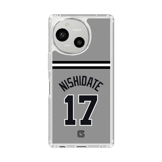 スリムプロテクションケース［ 読売ジャイアンツ - #17 NISHIDATE - ビジター ］