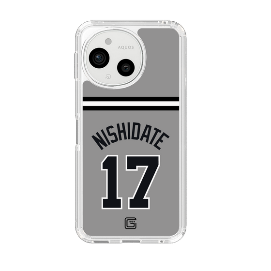 スリムプロテクションケース［ 読売ジャイアンツ - #17 NISHIDATE - ビジター ］