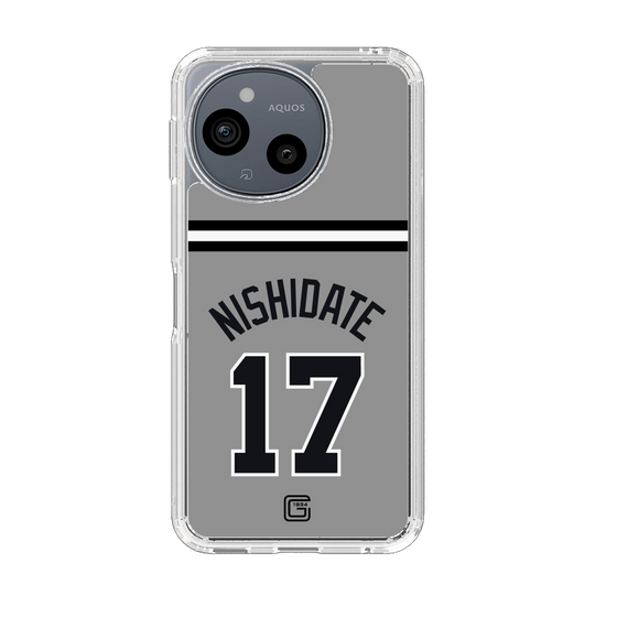 スリムプロテクションケース［ 読売ジャイアンツ - #17 NISHIDATE - ビジター ］
