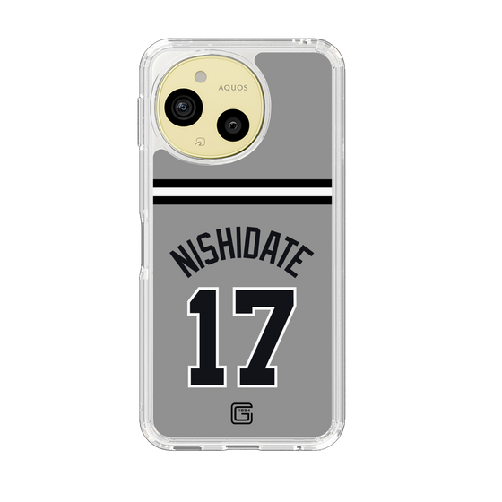 スリムプロテクションケース［ 読売ジャイアンツ - #17 NISHIDATE - ビジター ］