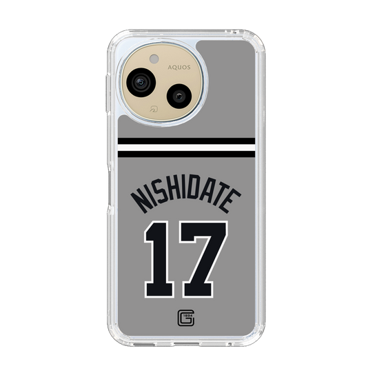 スリムプロテクションケース［ 読売ジャイアンツ - #17 NISHIDATE - ビジター ］