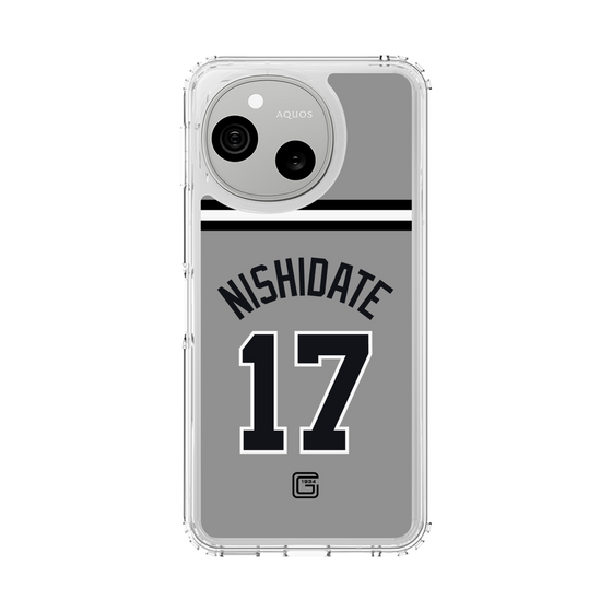 スリムプロテクションケース［ 読売ジャイアンツ - #17 NISHIDATE - ビジター ］