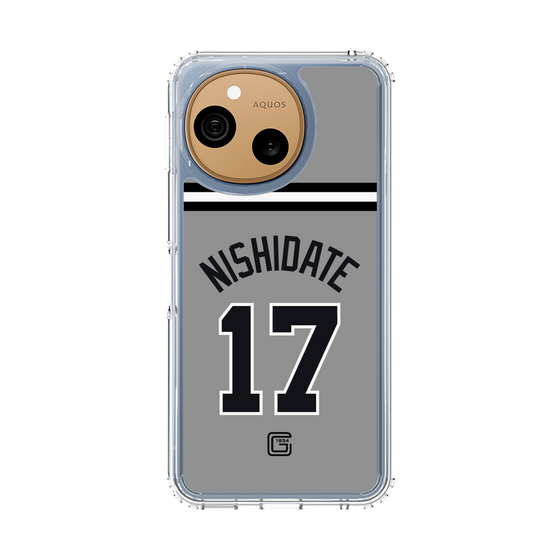 スリムプロテクションケース［ 読売ジャイアンツ - #17 NISHIDATE - ビジター ］