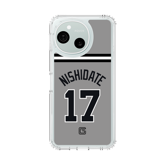 スリムプロテクションケース［ 読売ジャイアンツ - #17 NISHIDATE - ビジター ］