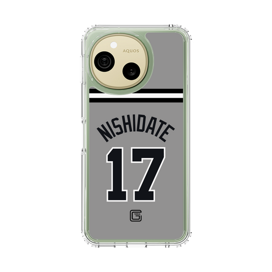 スリムプロテクションケース［ 読売ジャイアンツ - #17 NISHIDATE - ビジター ］